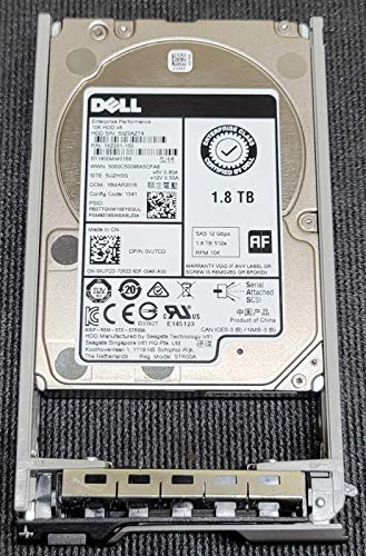 Image of Dell HDD 1,8TB 10K SAS 2,5 Inch Hot Plug, VJ7CD (Hot Plug)