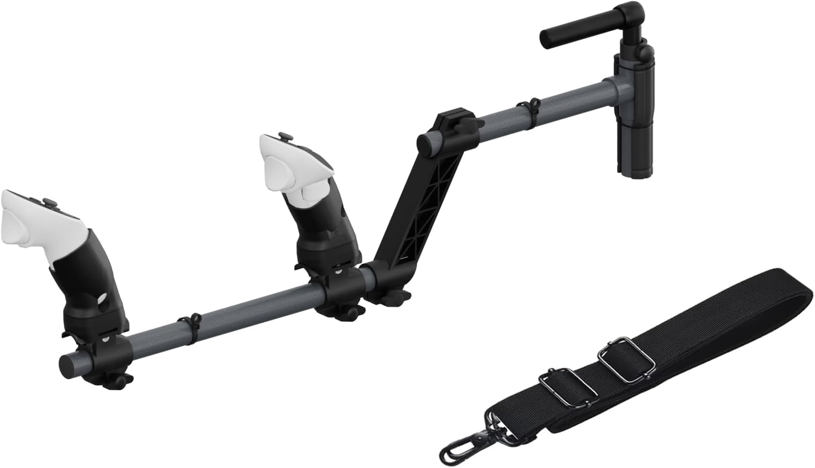 VR Gun Stock for Meta Quest 3/Quest 3S, VR Gunstock for MetaQuest 3/3S Shooting Controller Handle, VR Shooting Game Accessories Oculu-s Quest 3S Magnetic Rifle (for Quest 3/3S)