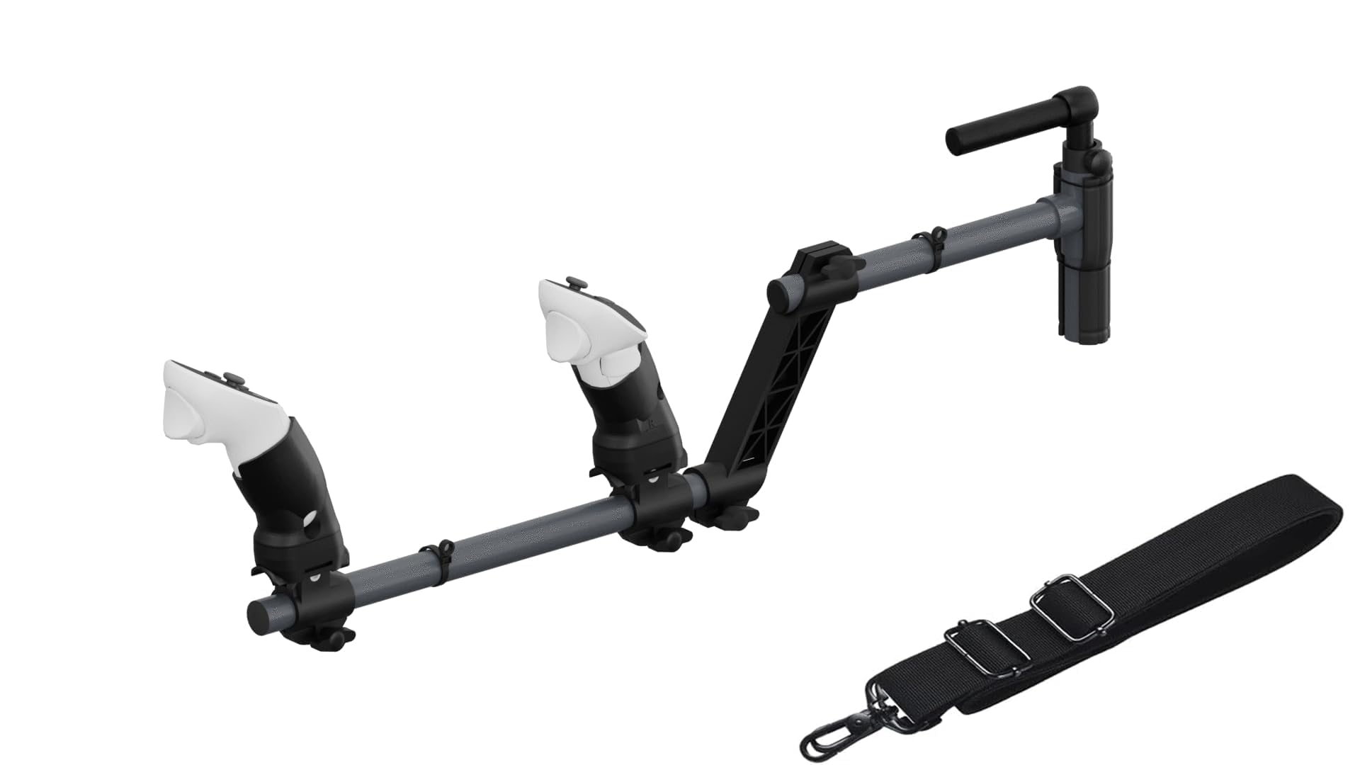 VR Gun Stock for Meta Quest 3/Quest 3S, VR Gunstock for MetaQuest 3/3S Shooting Controller Handle, VR Shooting Game Accessories Oculu-s Quest 3S Magnetic Rifle (for Quest 3/3S)