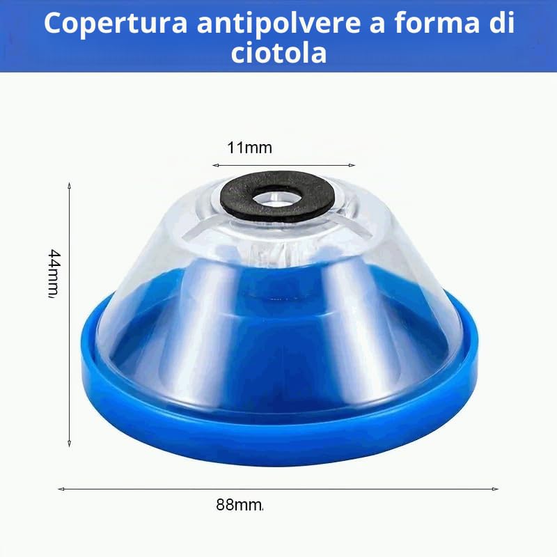 TECHZOCO Estrattore di polvere per trapano, raccoglitore di polveri per trapano, aspirapolvere di polvere per trapano, raccoglitore di polveri per trapano, adatto per punte da 4 mm a 10 mm, plastica,