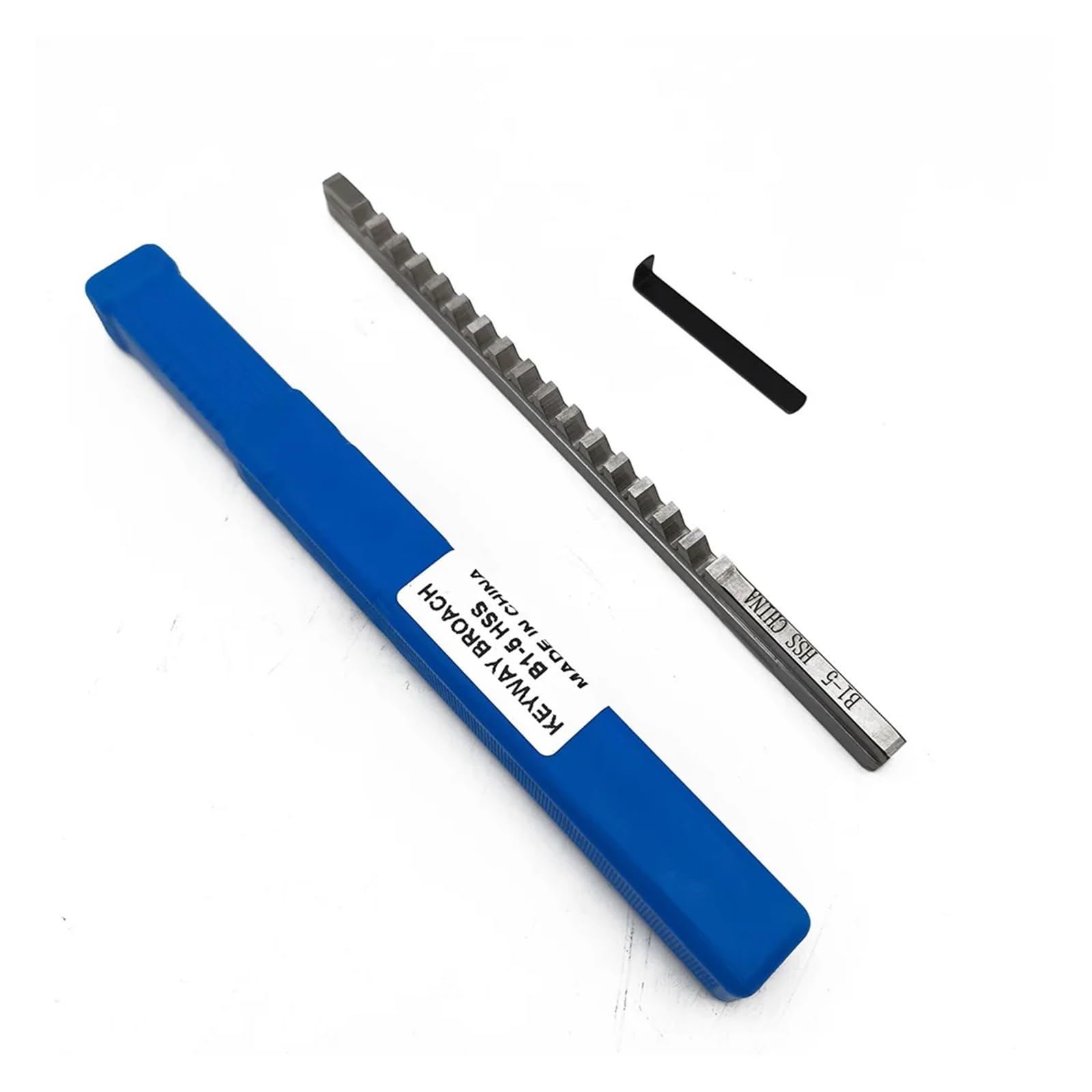 Brocha de chavetero de empuje B1 de 5 mm, tamaño métrico, con cuña, de acero de alta velocidad for máquina herramienta de corte CNC para metalurgia, torno