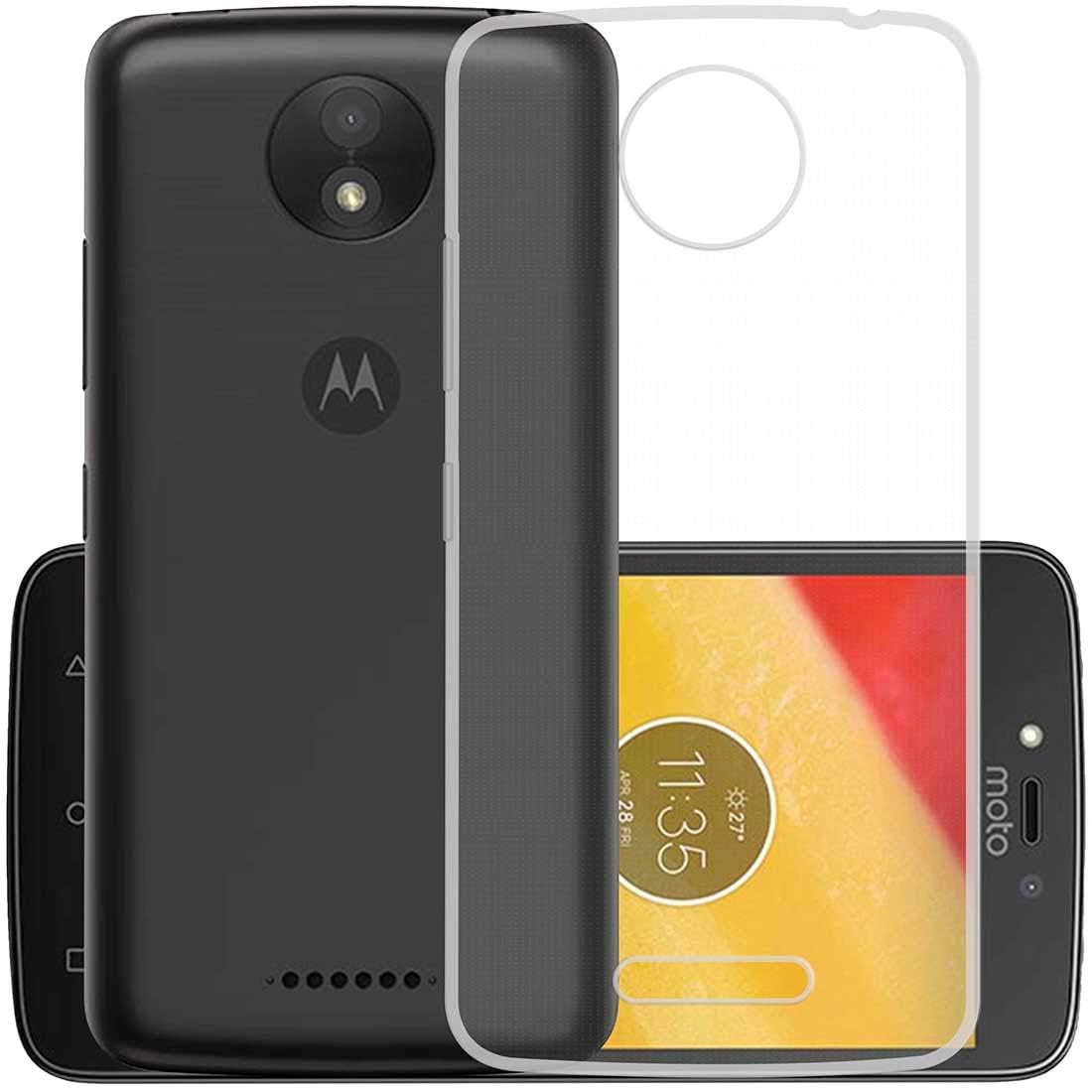 Amazon Brand- Solimo Basic Case for Motorola Moto C Plus 4G (Silicone_Transparent)