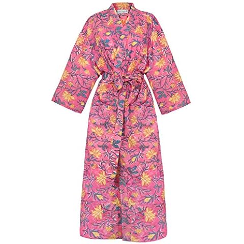 Lightweight Cotton Summer Kimono Bathrobe Cover
