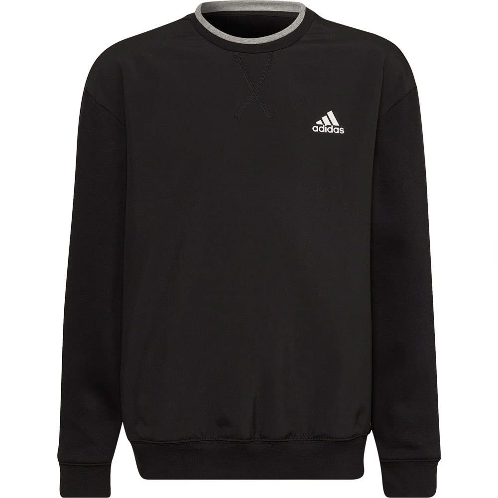 Adidas Unisex Black/Brgrin Sweatshirt Brand Model U Fleece Crew