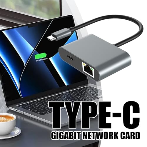 Adaptador USB C a Ethernet Gigabit para portátiles y tabletas con conexión de red estable 2