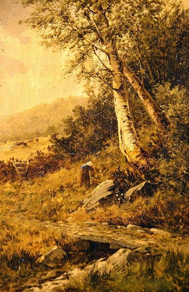 Pintura mural SERENDIPITP en lienzo vintage de 60x90cm para decoración de salón y hogar