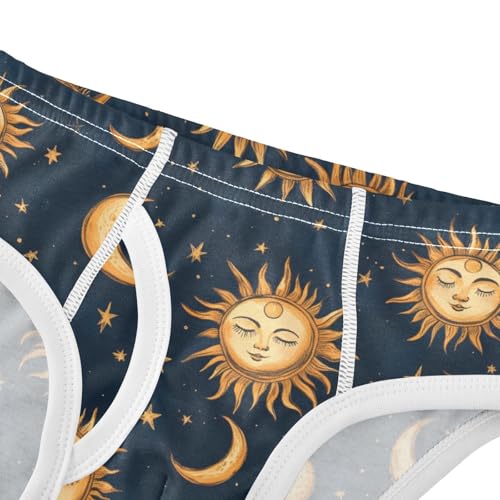 Suns and Moons Faces Toddler Boy's Underwear 2T 202c00254