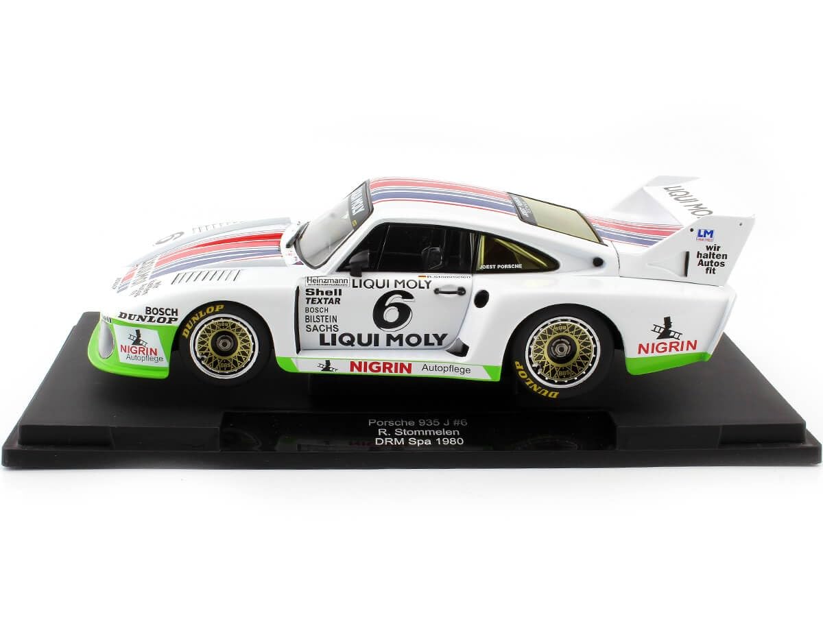 MODELLINO IN SCALA COMPATIBILE CON PORSCHE 935 J N.6 SPA FRANCORCHAMPS 1980 R.STOMMELEN 1:18 MODELCARGROUP MCG18804