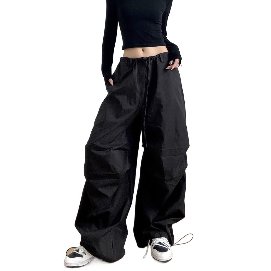 Womens Wide Leg Pants Sweatpants for Women Y2k Bottoms Flowy Elastic Waist Pants for Women Summer Outfits