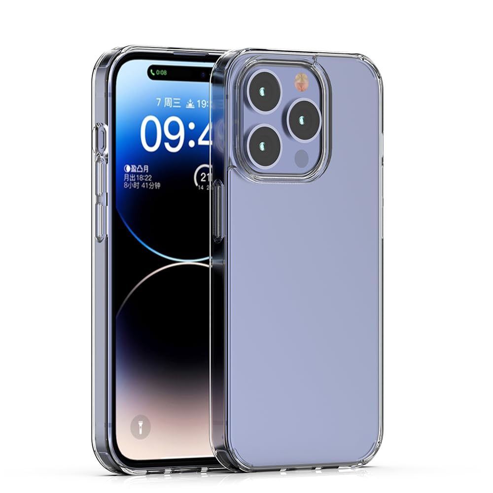 QCASE Ultra-Hybrid Crystal Clear Back Case Cover for iPhone 15 Pro | Shockproof Design | Camera Protection Bump | Bumper Case Cover for iPhone 15 Pro (Side Soft + Back Hard | Transparent) (B0CSWPL4J6) Amazon Price History, Amazon Price Tracker