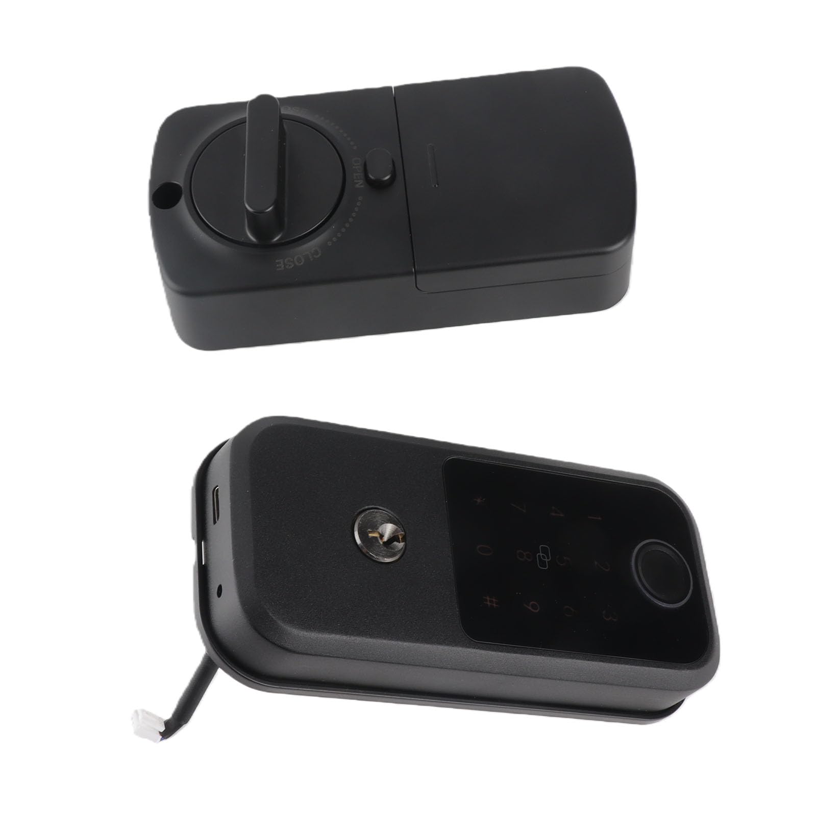 Cerradura de Puerta Inteligente Electrónica, Entrada sin Llave con Huella Dactilar, Aplicación Bluetooth con Construcción de Aleación de Zinc para Seguridad del Hogar