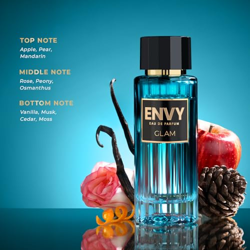 Image of ENVY Glam Perfume For Women - 100 ML |Fruity Floral|Long Lasting Fragrance | Eau De Parfum