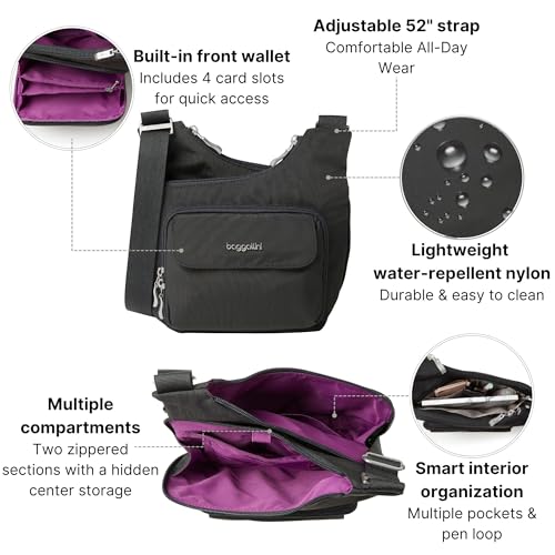 Image of Baggallini Women Criss Cross Crossbody Bag