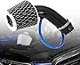 ALAVENTE Car Air Intake Kit 3' Universal Cold Air Intake Pipe Kit Aluminium Automotive Air Intake Air Filter Induction Flow Hose Pipe Kit (Black)