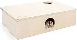 Niteangel Labirinto de casa de hamster multicâmara: esconderijos de vários cômodos e brinquedos de exploração de túnel para hamster, ratos e outros roedores pequenos (6 cômodos pequenos)
