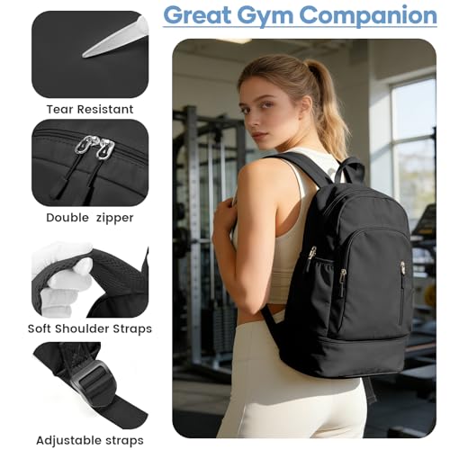 Lendolk Black Gym Backpack