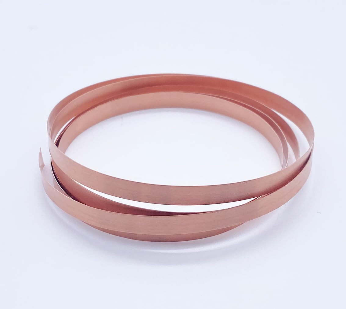 Bande De Cuivre Pur T2 MMLFX 1m - Bande Flexible 0.1mm à 20mm Pour Batterie Lithium Et DIY (0.3x10mm)
