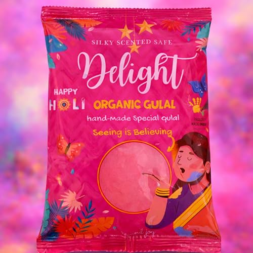 Image of Delight Organic Gulal|Red|80g