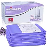 Diaper Pail Refills Increased12% length Compatible with Dekor Plus Diaper Pails Lavender Scent Holds