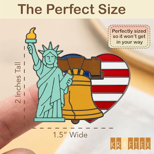 Image of Kraftex Magnetic Needle Minder. Needleminder for Embroidery & Sewing. Cute Needlepoint Accessories. Magnetic Needle Holder for Cross Stitch. Cute Magnet Pin Gift