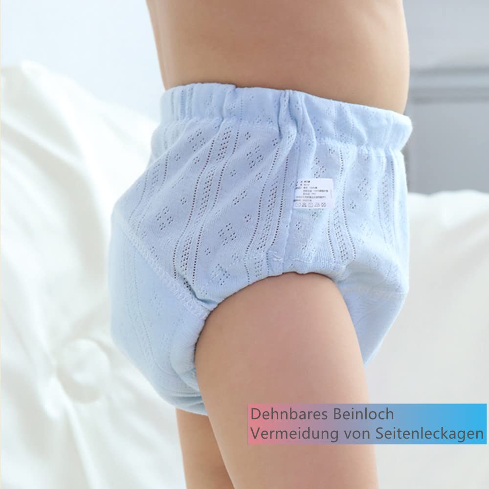 3er Pack Baby Töpfchen Trainingshose Atmungsaktives Masche Windelhosen Kleinkind Baby Töpfchentraining Unterhosen Unterwäsche