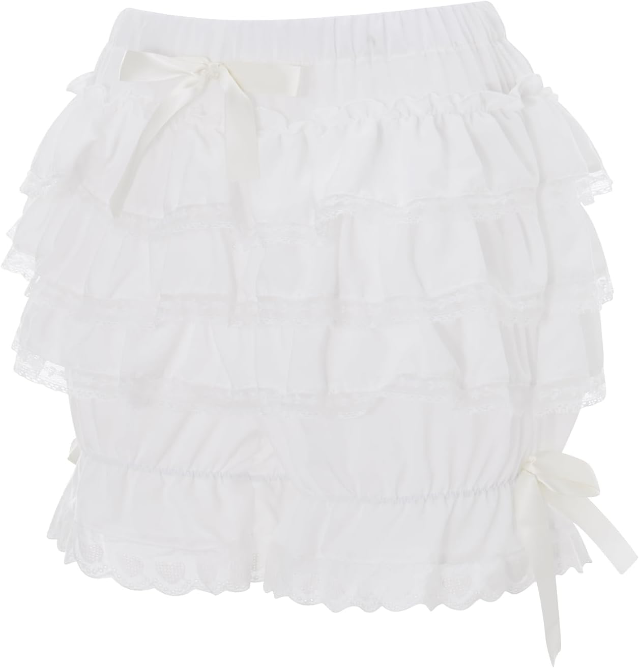 Women Lolita Bloomers Y2k Ruffle Pumpkin Panties Lace Trim Cute Shorts Layered Bottom Fairy Sweet Pettipants - Image 6