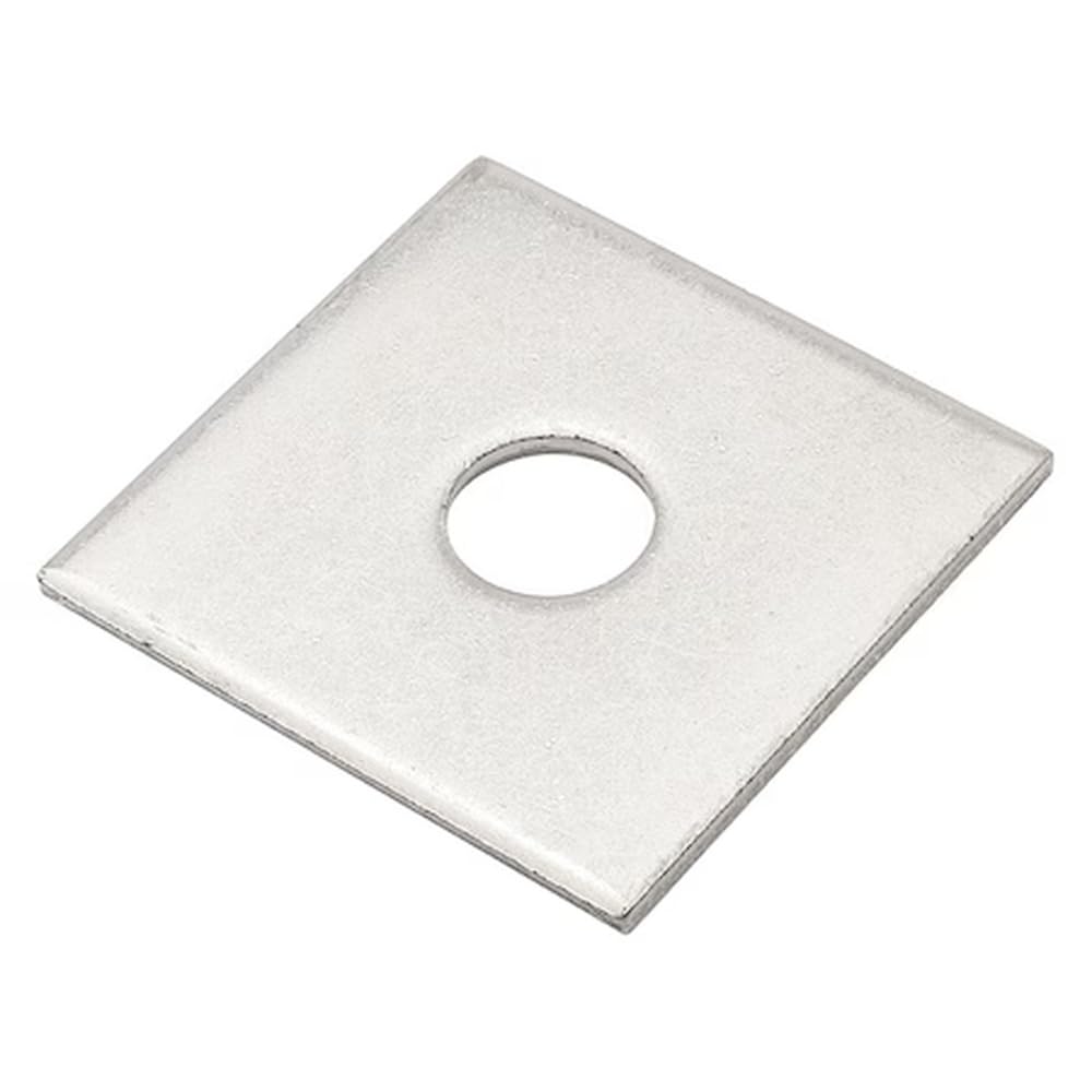 Sqr Wshr,NGrd,SS,1/2 in,2x0.125in,1PK