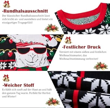WE Fashion kersttrui donkerblauw