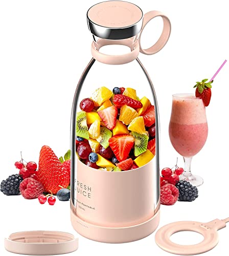 NISHBAT Portable Mini Wireless Charging Blender for smoothies, juices