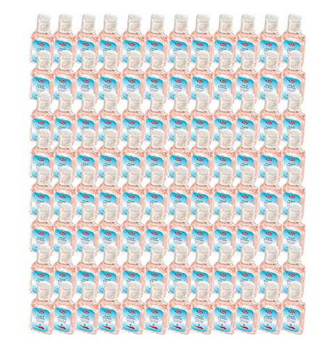 Sipa Bulk Hand Sanitizer Travel Size Bundle 1 oz (Pack of 96) 62% Ethyl Alcohol, Protect Against Germs with Vitamin E Formula
