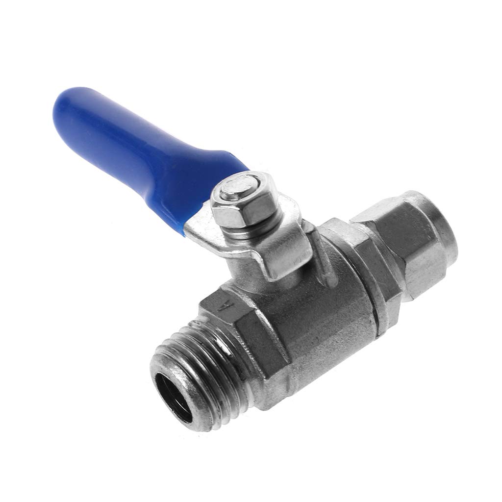 JENOR Depuratore D'acqua Osmosi Inversa Tee Valvola A Sfera Set 1/2 Pollice BSP a 1/4 Pollice Tubo