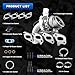 AUTOBABA 667-203 Turbo Turbocharger Kit with Gasket Compatible with 2011-2016 Chevrolet Cruze 2012-2020 Chevy Sonic 2013-2018 Trax 2016 Cruze Limited 2013-2020 Buick Encore L4 1.4L Replace# 55565353