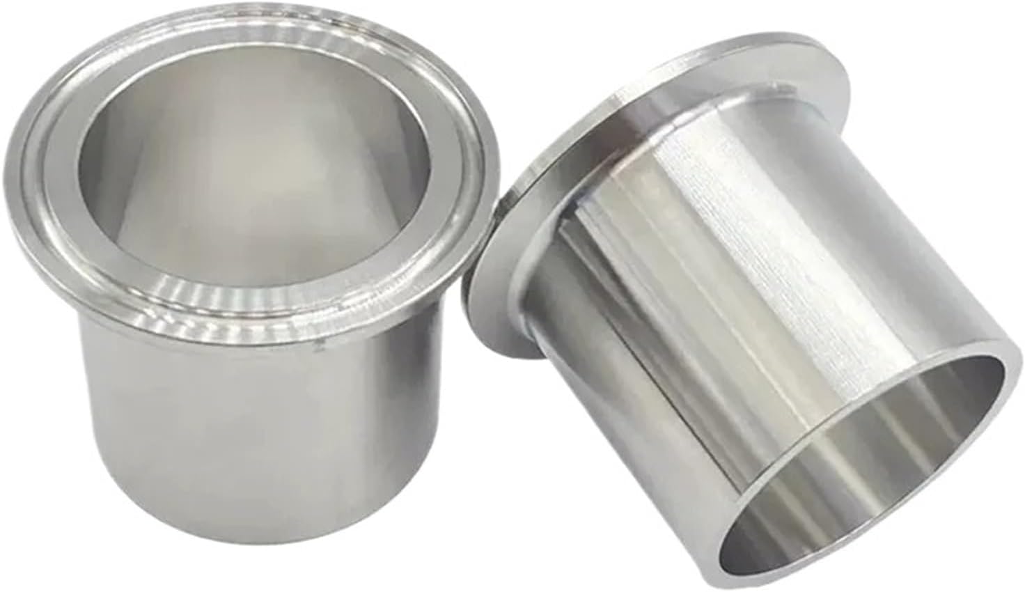 50mm Height 19/25/32/38/45/51mm Pipe OD Butt Weld 1.5" 2" Tri Clamp Ferrule SUS304/316L Homebrew(19mm Ferrule 50.5,SUS304)