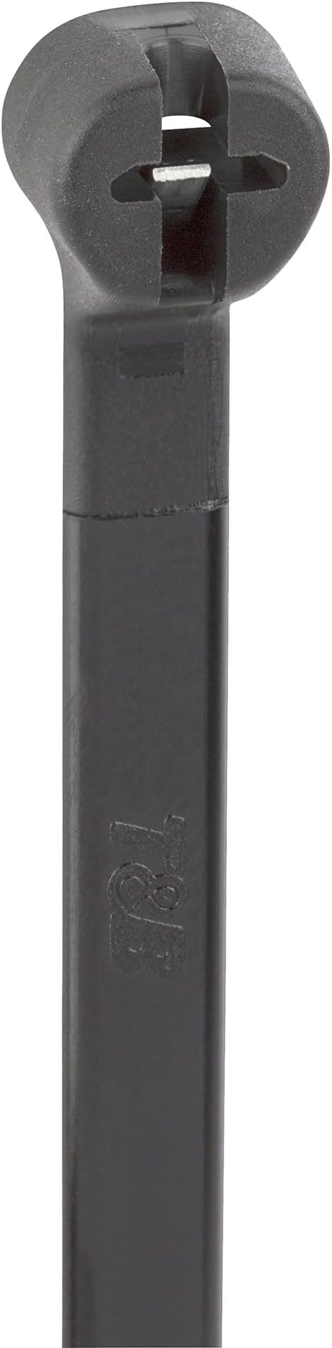 Ty-Rap TY26MX Cable Tie, 40 lb. 11" Ultraviolet Resistant Black Nylon with Stainless Steel Locking Device Bulk (Pack of 1000)