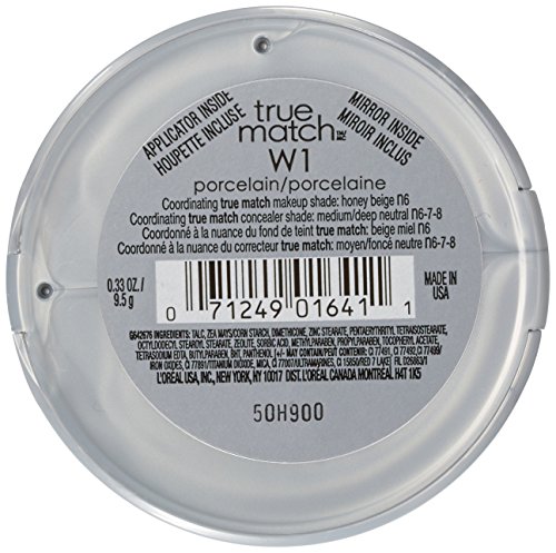L'oréal Paris True Match Super-Blendable Powder, W1 Porcelain (Warm) 0.33 Oz #TOP1