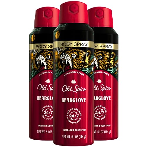 Old Spice Bearglove Body Spray for Men, 5.1 Oz (Pack of 3) image 2