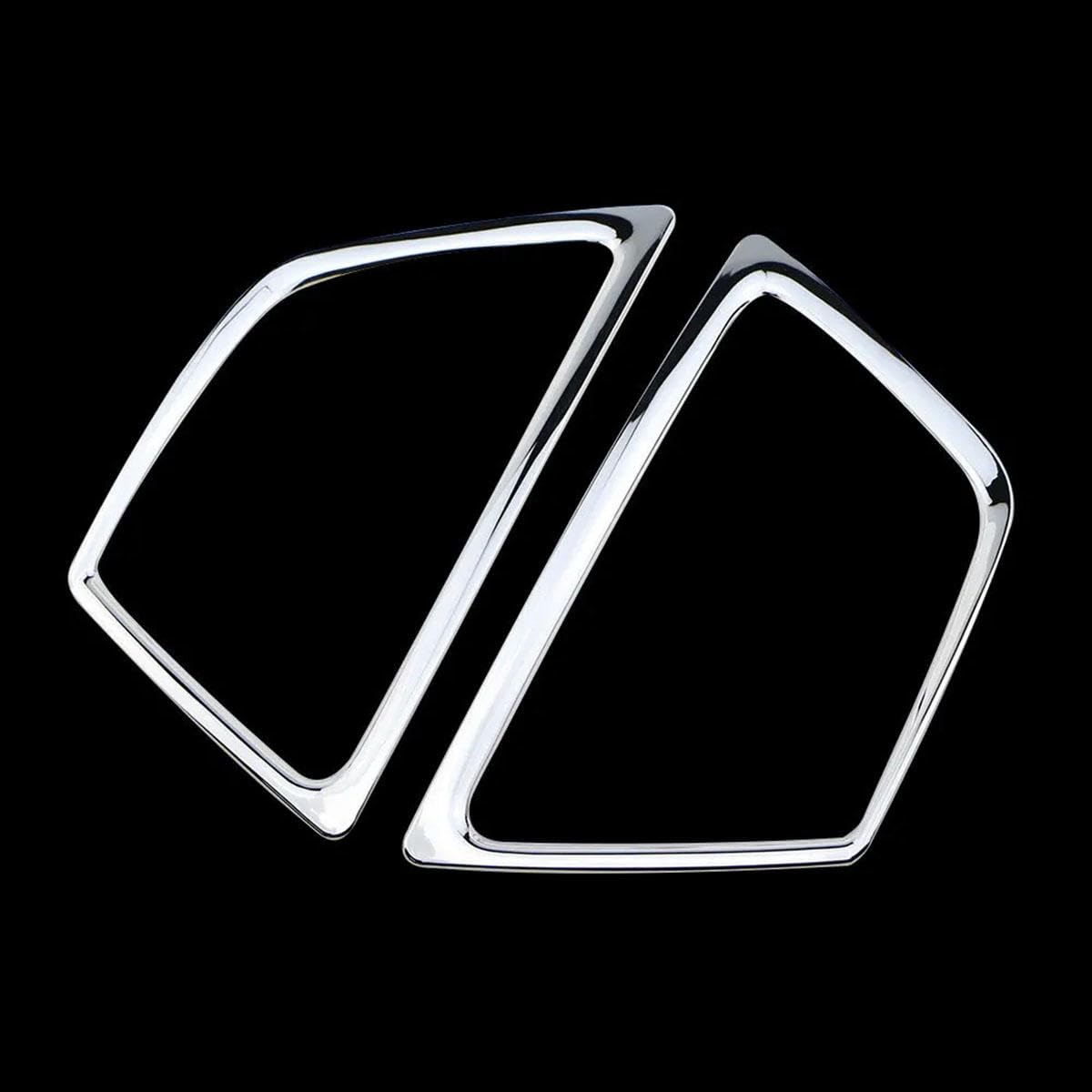 Ajuste para Ford Ecosport 2013-2017, embellecedor de la cubierta de la luz antiniebla del coche, embellecedor del marco de la cubierta de la luz antiniebla delantera ABS del parachoques delantero