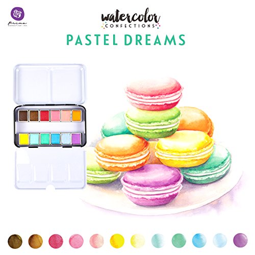 Prima Marketing Watercolor Confections: Pastel Dreams