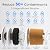 Purewell 0 TDS 7-Stage Gravity Water Filter System with Water Level Window, Certified to Reduce TDS, Lead, Total PFAS (Forever Chemicals), Mercury, and Chlorine, SF-CT-2.25G