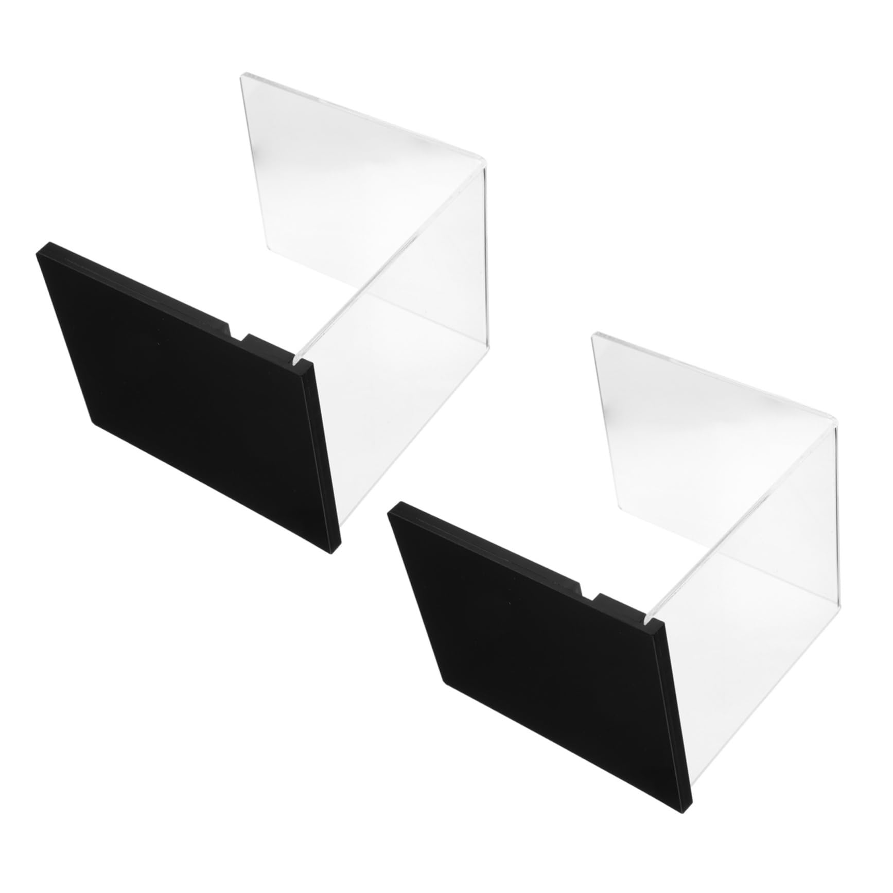 SUPVOX Vitrina Transparente para Bolas Base, 2 Unidades, Acrílico