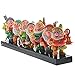 Enesco 6001300 Seven Dwarfs on Log” from Disney by Britto Line Figurine, 5.71 Inches, Multicolor