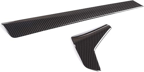 Miniatura 6 de CHEYA ABS consola central del coche tablero decoración panel ajuste para BMW G20 G28 325li 3 serie 2019 2020 (fibra de carbono)