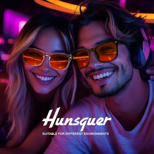 Image of hunsquer Blue Light Glasses for Woman /Men Computer Blue Light Glasses