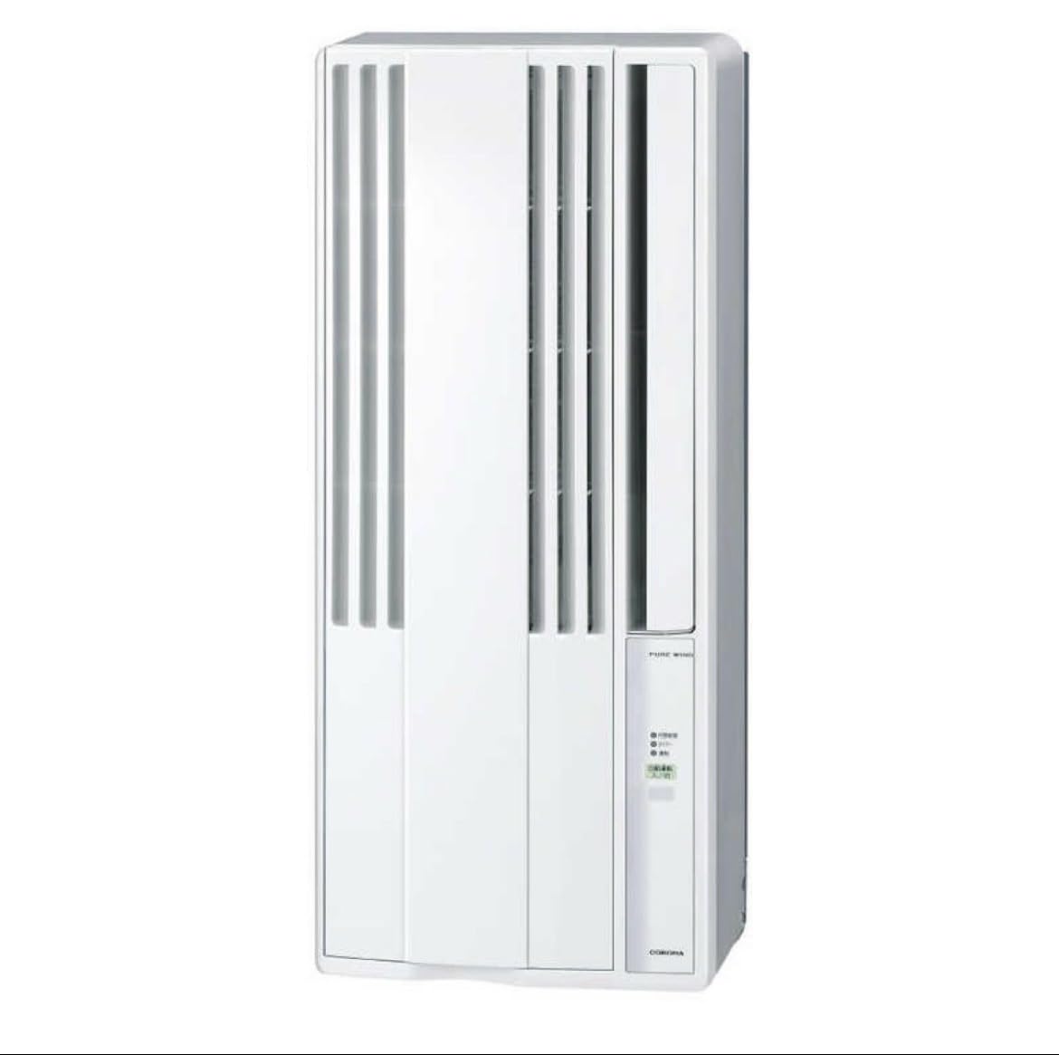 コロナルームエアコン　CW-F1624R　PURE WIND　２０２４年製 Amazon | コロナ 窓用エアコン CW-F1624R(WS) 冷房専用 4～6畳用 工事