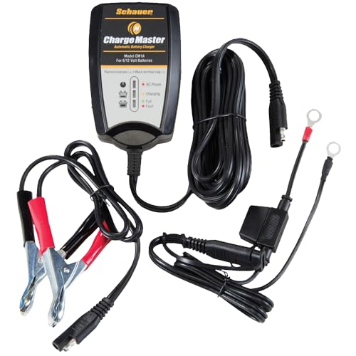 Schauer Charge Master CM1A Automatic Battery Charger, Maintainer & Conditioner