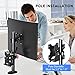 suptek Thin Client Mount Bracket Adjustable Mini PC Mount Bracket,CPU VESA Under Desk and Monitor Arm Computer Holder, Black, ZJJ002