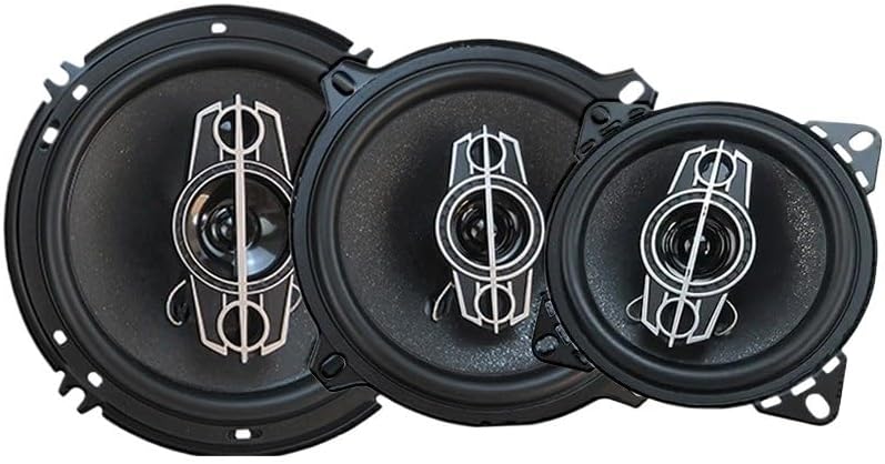 1Pair 4/5/6 Inch 4-Way 220W/300W/350W Universal Car HiFi Coaxial Speaker Auto Music Stereo Car Door Full Range Speakers Woofer(1 Pair 5 inch)