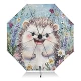 JIPONI Happy Hedgehog Umbrella
