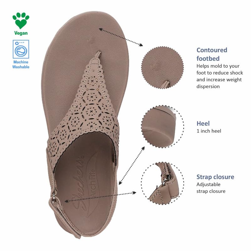 Skechers Women's Arch Fit Meditation Sandal - Image 4