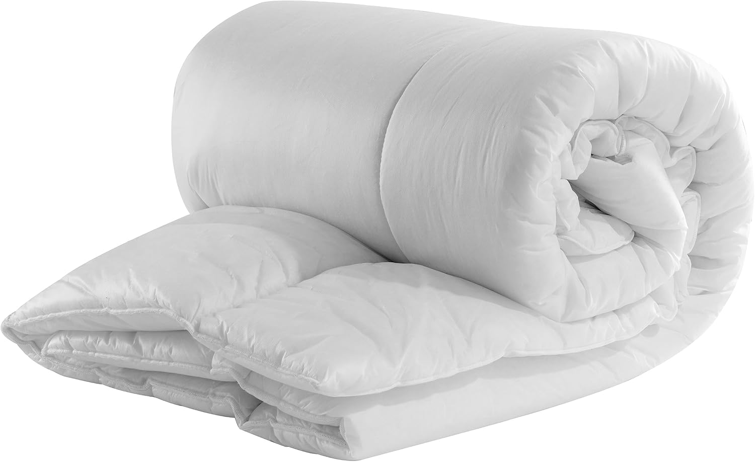 Charlotte Andersen White King 4.5 Tog Duvet Quilt Summer Light Snug Cosy Super Soft Non-Allergenic Hollowfibre Filling Machine Washable (4.5 Tog King Duvet)